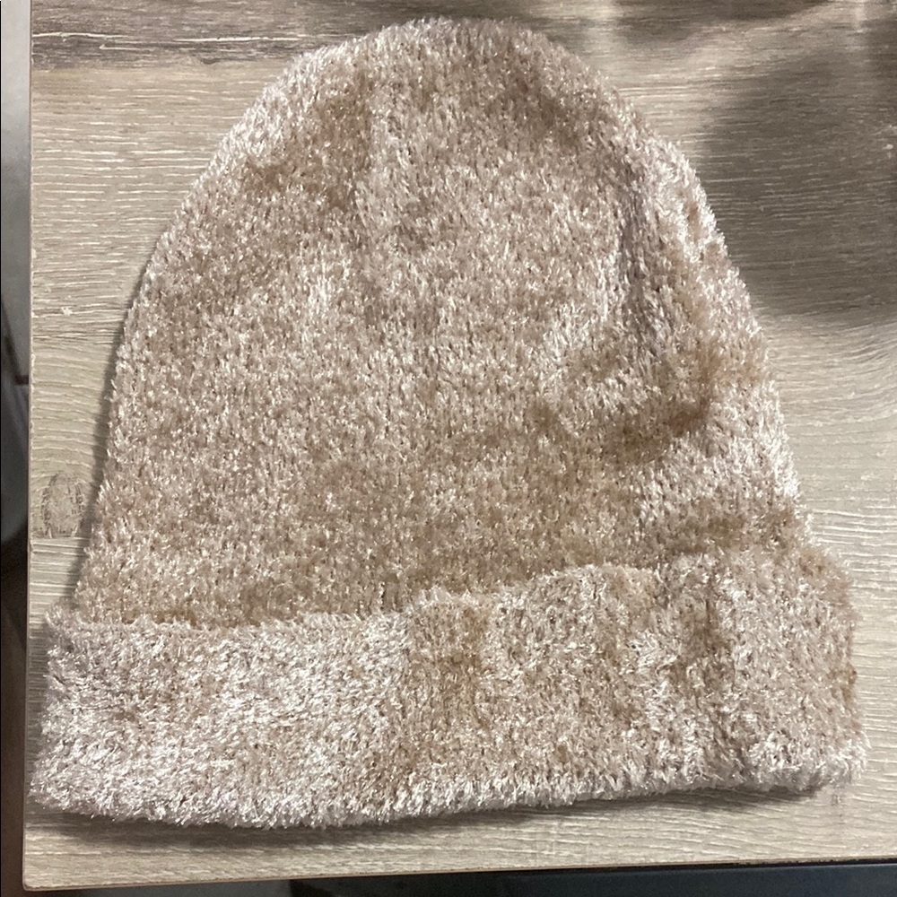 Cozy Very Soft Tan Knit Beanie